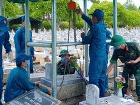 Quảng Trị: Lấy mẫu 1.952 phần mộ liệt sĩ tại Nghĩa trang liệt sĩ Vĩnh Linh