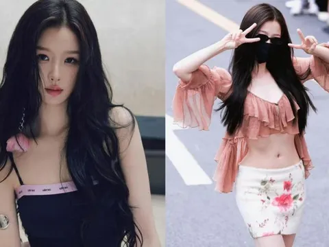 Ngu Thư Hân diện áo croptop khoe vòng eo 'con kiến' hút mắt