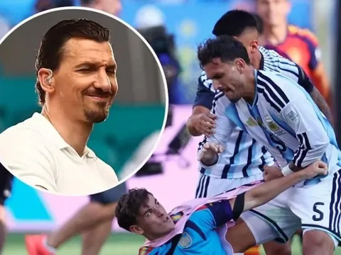 Ibrahimovic: 'Gặp tôi thì cầu thủ Argentina sẽ bị húc vào đầu'