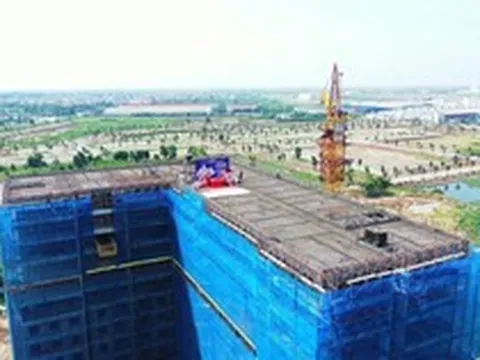 Tập đoàn Hòa Phát tổ chức lễ cất nóc dự án hơn 800 căn hộ ở Hưng Yên