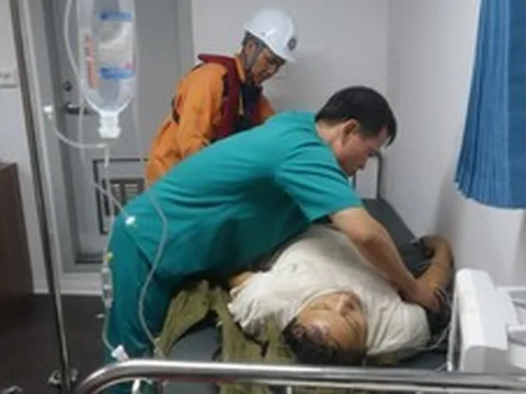 Kịp thời cứu nạn ngư dân bị bệnh nguy kịch trên vùng biển Đà Nẵng