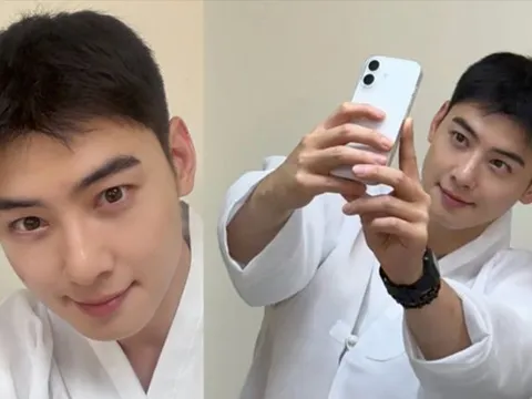Cha Eun Woo lộ diện trong quân ngũ, ngoại hình gây chú ý sau khi hoàn tất nộp thuế