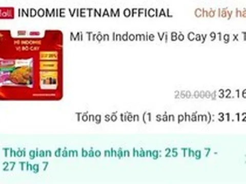 Indomie phải đăng thông báo khẩn, mong khách hàng đồng loạt hủy đơn