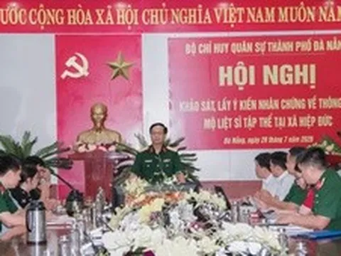 Đà Nẵng làm rõ thông tin về mộ tập thể gồm 17 hài cốt nghi là liệt sĩ