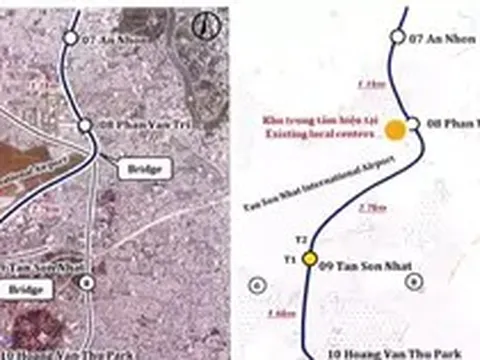 Tuyến metro xuyên tâm TPHCM kết nối sân bay Tân Sơn Nhất có quy mô ra sao?