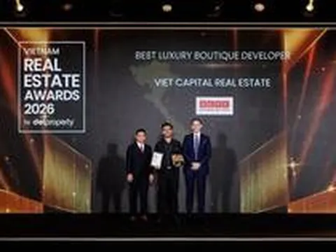 VCRE được vinh danh “Best Boutique Luxury Developer Vietnam 2026” tại Dot Property Vietnam Awards