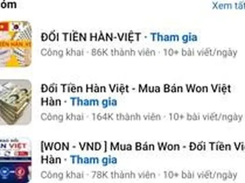 Cảnh giác bẫy lừa đảo đổi tiền Việt - Hàn trên mạng xã hội