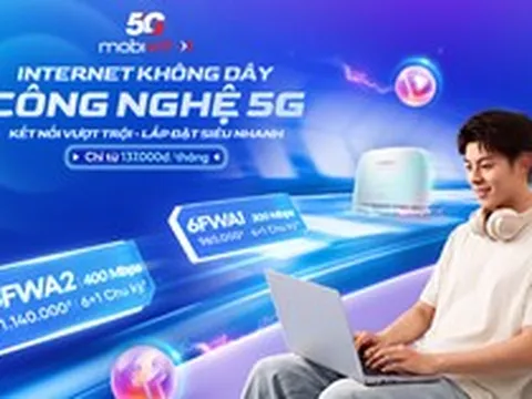 MobiWifi 5G – Giải pháp Internet thế hệ mới: Lắp đặt siêu nhanh, kết nối linh hoạt