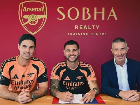 Arsenal công bố tân binh Bruno Guimaraes