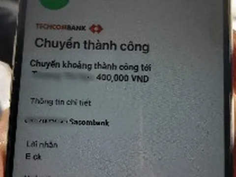 Thông báo chuyển khoản thành công nhưng không nhận được tiền: Công an phát cảnh báo