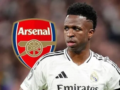 Vinicius gửi thông điệp tới Arsenal