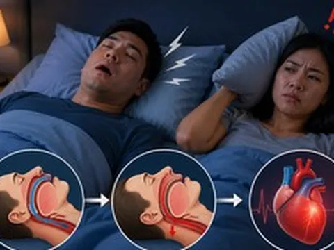 Tưởng ngáy khi ngủ là bình thường, không ngờ tim phải 'gồng mình' mỗi đêm