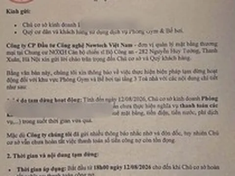 Nóng: Một phòng gym ở Hà Nội bất ngờ bị niêm phong, mới 2 ngày trước đó Fanpage vẫn đăng bài "siêu ưu đãi tháng 8"?