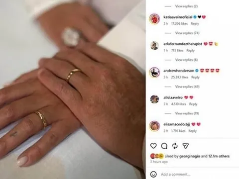 Siêu sao bóng đá Cristiano Ronaldo kết hôn với bạn gái Georgina Rodriguez sau 10 năm gắn bó