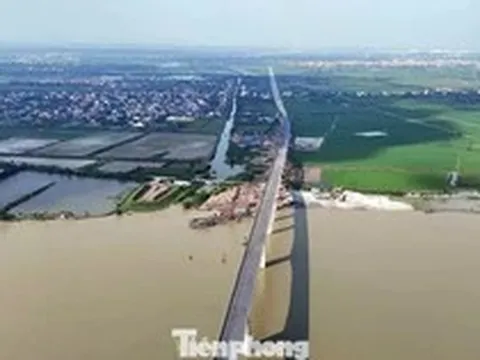Cận cảnh cầu 1.600 tỷ nối khu thương mại tự do với cảng Nam Đồ Sơn
