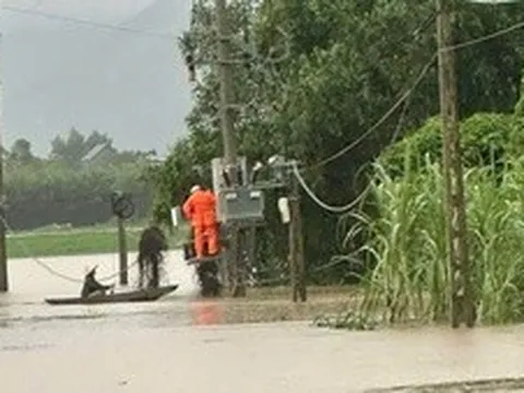 Khôi phục cấp điện cho gần 44% khách hàng bị ảnh hưởng do bão số 4