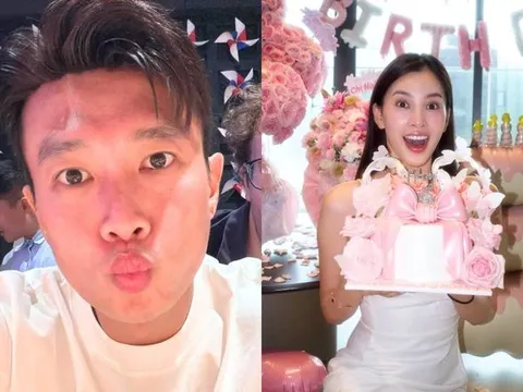 Quốc Trường công khai bày tỏ khi Tiểu Vy đón sinh nhật