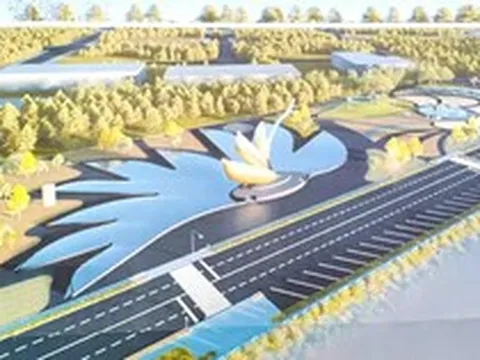 Khởi công công viên biểu tượng ba hạt lúa
