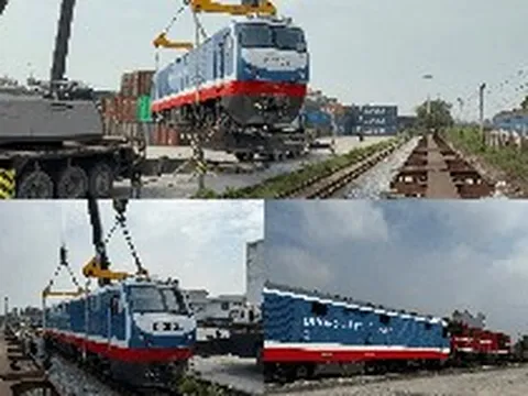 Đường sắt Việt Nam tiếp nhận đầu máy D19E thế hệ mới, cải tiến hơn 40 hạng mục