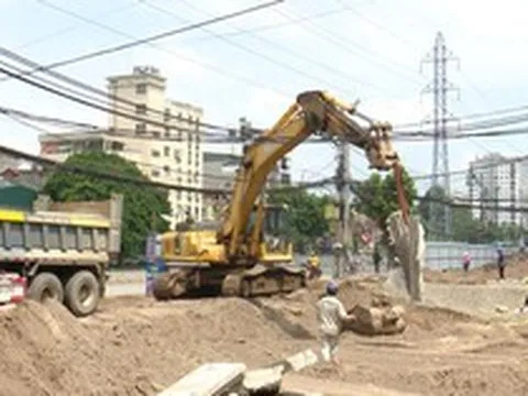 Nhịp thi công sôi động trên công trường dịp Quốc khánh 2-9