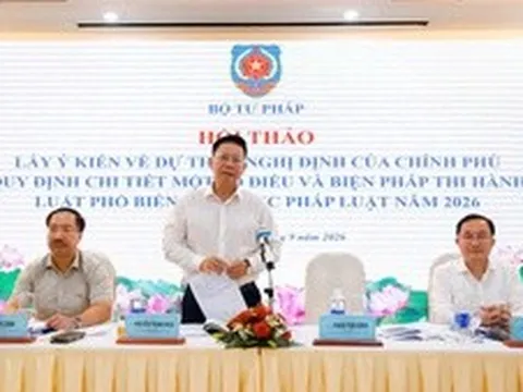Hoàn thiện quy định về phổ biến, giáo dục pháp luật, tăng cường ứng dụng AI