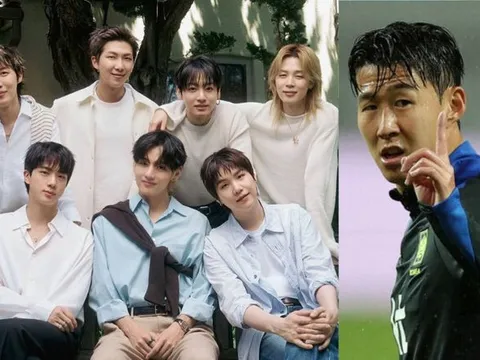 Son Heung Min gây sốt khi xuất hiện trong concert của BTS
