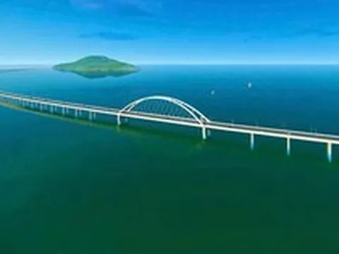 Cầu vượt biển dài nhất Việt Nam dần lộ diện: Hoàn thành 420 cọc nhồi trên cạn, biển