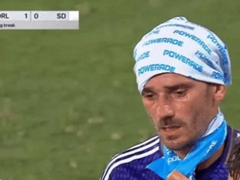 Hình ảnh đáng lo của Griezmann