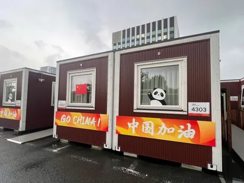 Nhật Bản dùng container làm nhà ở cho VĐV ở ASIAD 20