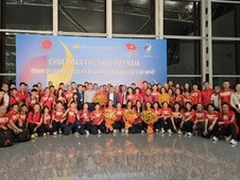 Đoàn Thể thao Việt Nam lên đường chinh phục đấu trường ASIAD 20