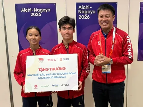 Huy chương đầu tiên của Việt Nam ở ASIAD 2026