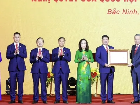 Tổng Bí thư, Chủ tịch nước Tô Lâm dự Lễ công bố Nghị quyết của Quốc hội về thành lập thành phố Bắc Ninh