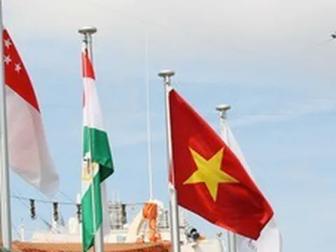 Lễ chào đón và thượng cờ Đoàn Thể thao Việt Nam tại ASIAD 20