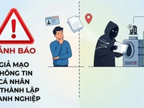 Cảnh báo giả mạo thông tin cá nhân để thành lập doanh nghiệp
