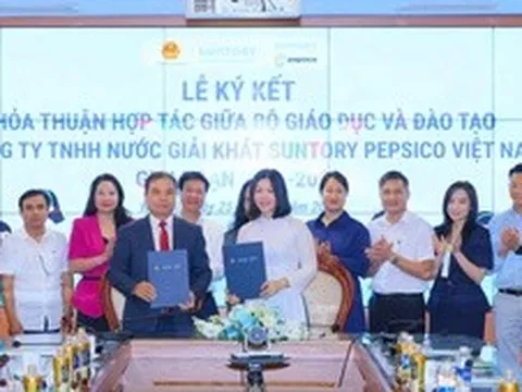 Bộ GD&ĐT và Công ty Suntory PepsiCo Việt Nam hợp tác nâng cao sức khỏe học đường