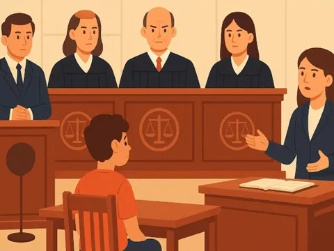 Phòng xử án thân thiện được bố trí riêng để bảo vệ người chưa thành niên tham gia tố tụng
