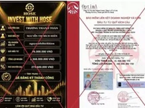 Cảnh báo giả mạo HOSE để lừa nhà đầu tư