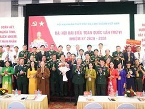 Trung tướng Nguyễn Hữu Chính tái đắc cử Chủ tịch Hội Nạn nhân chất độc da cam/dioxin Việt Nam