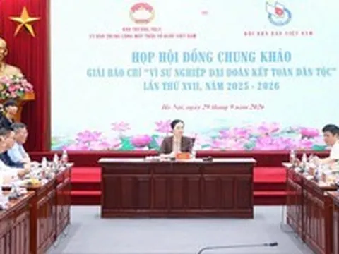 116 tác phẩm vào Chung khảo Giải báo chí 'Vì sự nghiệp Đại đoàn kết toàn dân tộc'