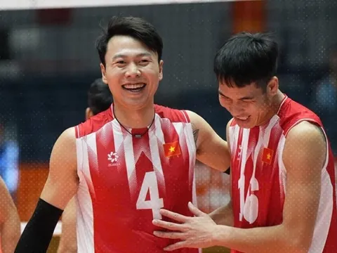 Bóng chuyền nam Việt Nam quật ngã Indonesia ở ASIAD