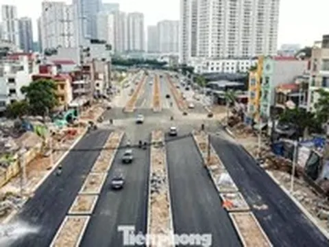 Diện mạo mới Vành đai 2,5 qua Tây Hồ Tây vừa thông xe kỹ thuật