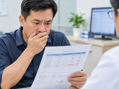 Miễn cưỡng đi khám vì vợ giục, người đàn ông 40 tuổi ngã ngửa khi 3 chỉ số đỏ lừ