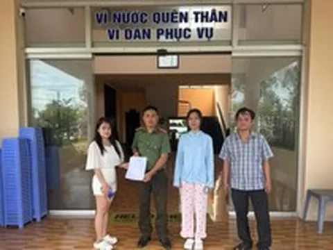 Công an xác minh giao dịch chuyển 49.950.000 đồng vào tài khoản Vietcombank của Lê Ngọc Ngân SN 2007