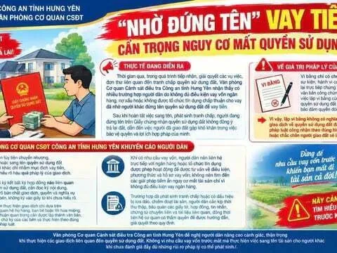 Cảnh báo nguy cơ mất quyền sử dụng đất khi nhờ người khác đứng tên để vay tiền