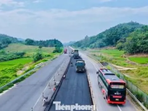 Gần 3.000 người dồn sức thi công trên đại công trường cao tốc Nội Bài - Lào Cai
