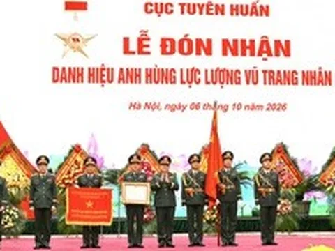 Cục Tuyên huấn đón nhận danh hiệu Anh hùng Lực lượng vũ trang nhân dân