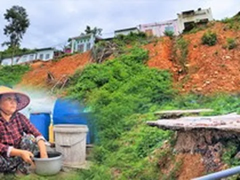 Cận cảnh cuộc sống cheo leo của 52 hộ dân trên vách núi hở hàm ếch ở Quy Nhơn