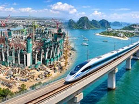 Cập nhật đại công trường của Vingroup: Đường sắt Hà Nội – Quảng Ninh 5,6 tỷ USD đang đúc phiến dầm đầu tiên, sân vận động lớn nhất thế giới chuẩn bị nâng mái thép