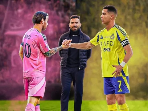 Messi đá cặp Ronaldo, giấc mơ có thật của Tevez