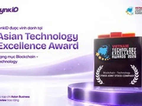 LynkiD được vinh danh tại Asian Technology Excellence Awards 2026 ở hạng mục Blockchain – Technology